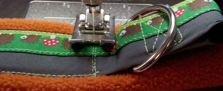 Hundehalsband selber nähen Schritt 10